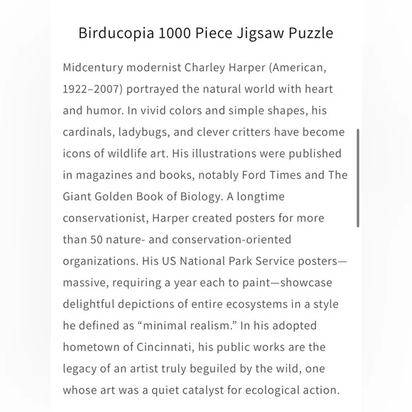 Birducopia 1000 Piece Puzzle - Picture 8 of 9